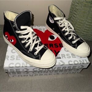 Comme Des Garçon x Converse | Size: 6(men’s) or 8 (women’s) | Gently worn